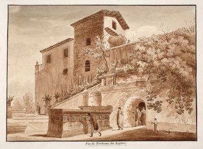 The Tomb of the Scipios, 1833 by Agostino Tofanelli